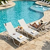 Textilene Outdoor Chaise Lounge